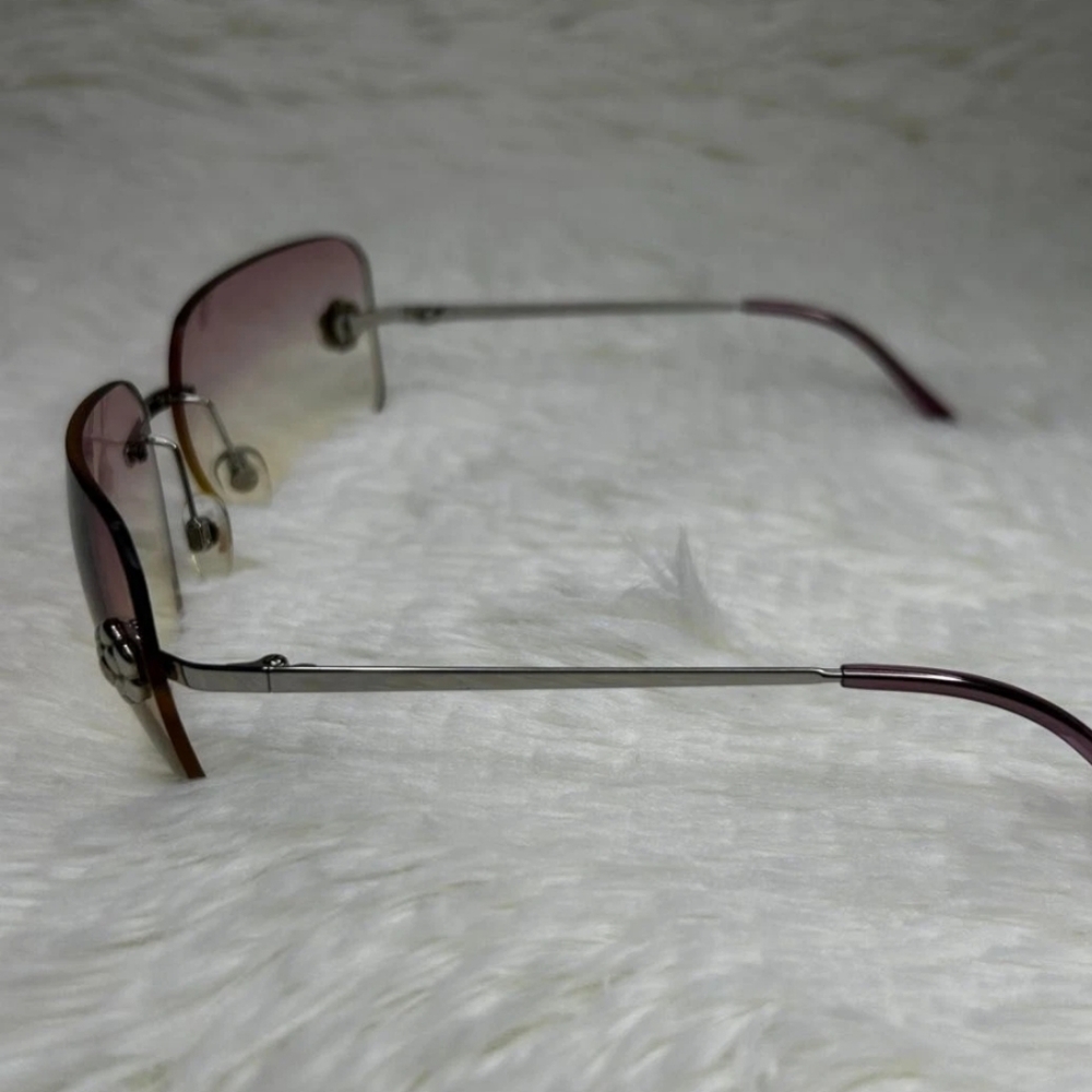 Chanel Gradient Camellia Rimless Sunglasses With COA - Picture 5 of 11